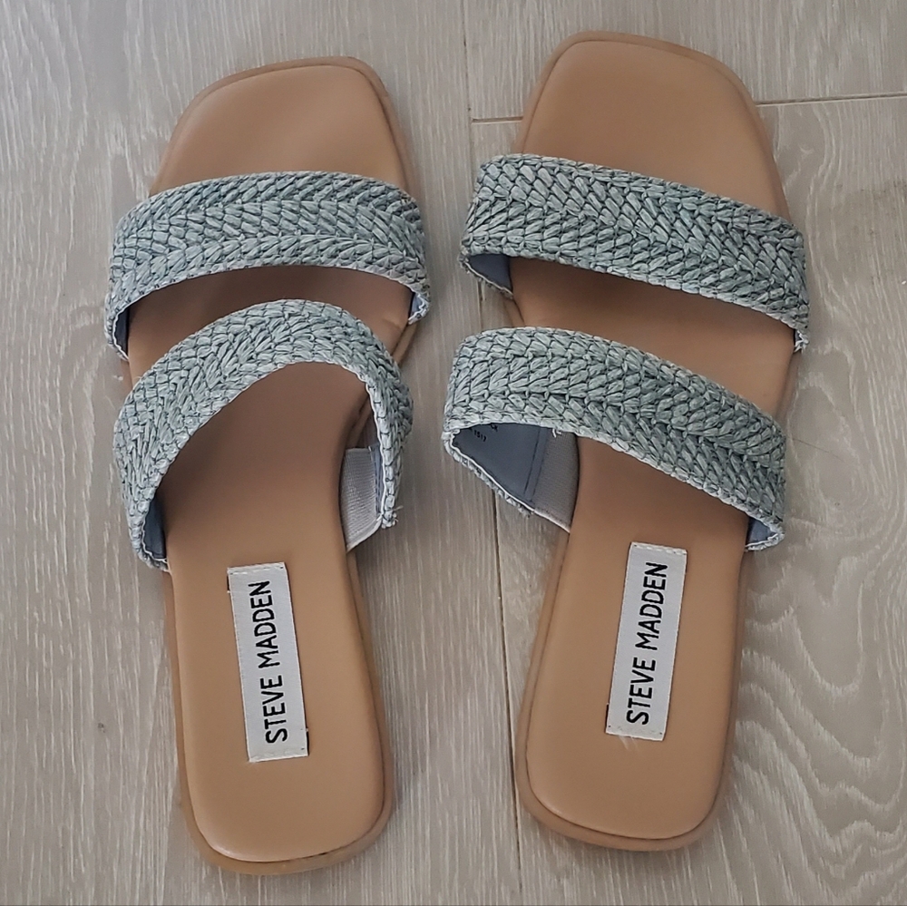 Steve Madden Women's Woven Sandals - Blue